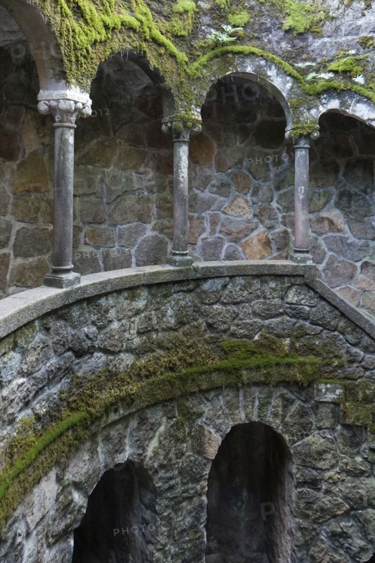 Old ruins covered with moss