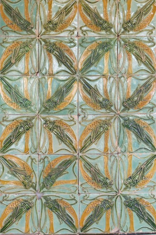 Traditional Portuguese ceramic tiles Azuelos