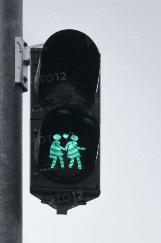 Green Walk Signal on street