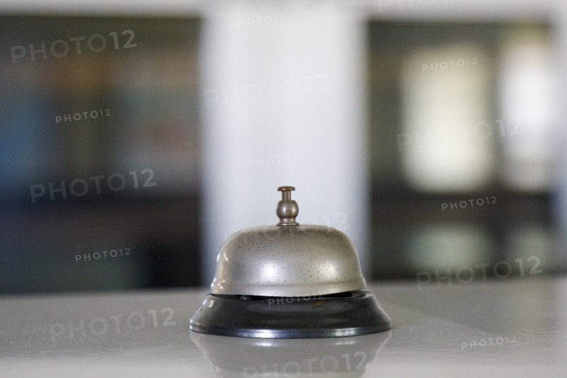 Close-up of vintage call bell