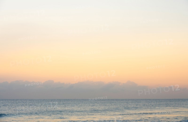 Cal ocean at sunrise