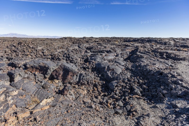 Lava at volcanic landscape
