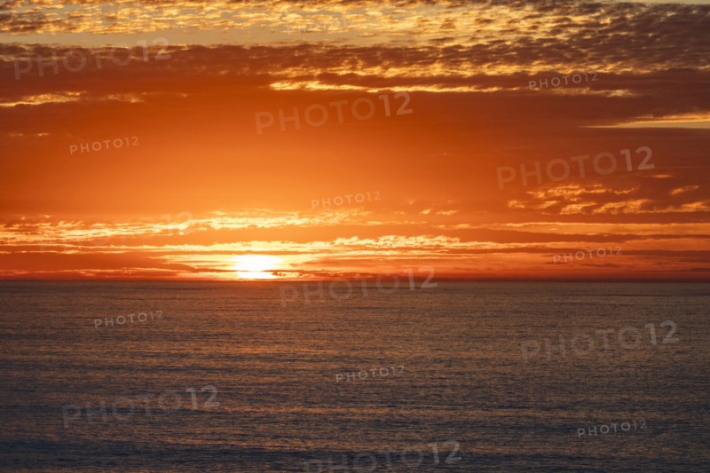 Big Sur seascape at sunset