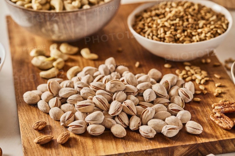 Studio shot of assorted nuts