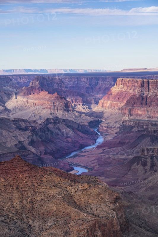 Grand Canyon National Park rock formations and Colorado river