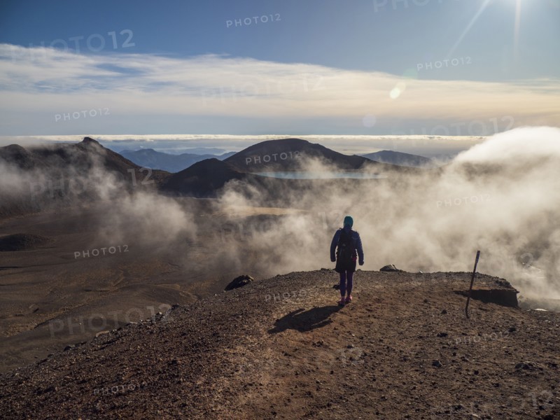 Hiker hiking