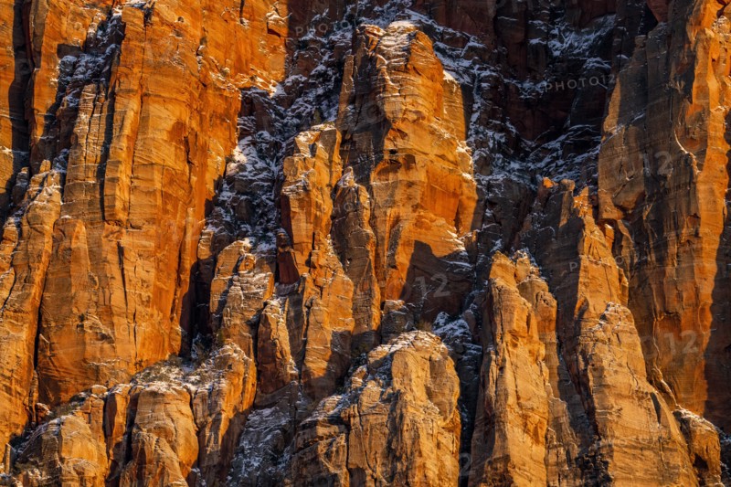 Surface of rough rocky mountain