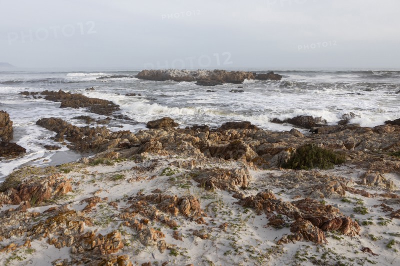 Rocky coastline of Atlantic Ocean in Kammabaai Beach