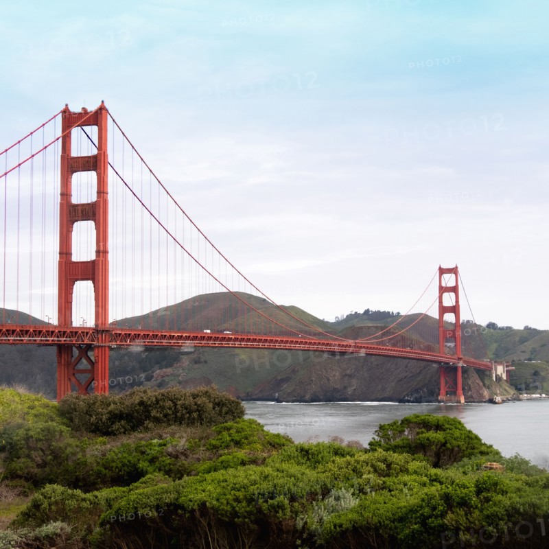 Golden Gate Bridge over San Francisco Bay