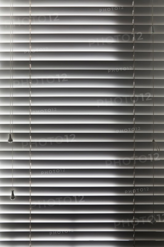 Close-up of window blinds, New York, NY, USA