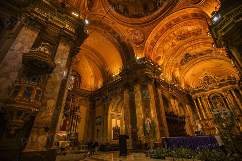 Interior of Metropolitan Cathedral, Buenos Aires, , Argentina