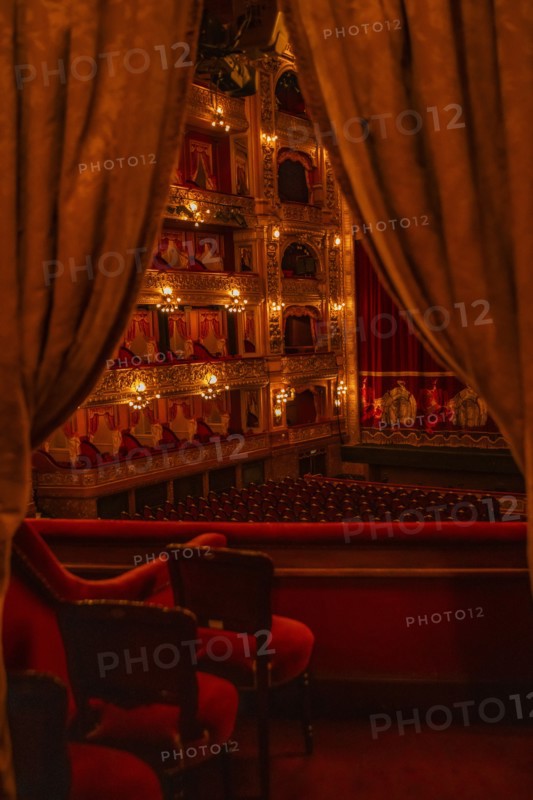 Luxurious box seats in Teatro Colon, Buenos Aires, , Argentina