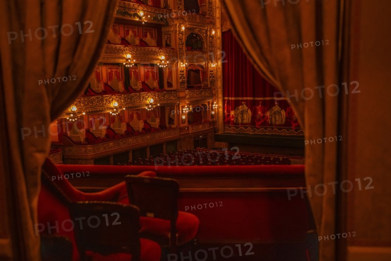 Luxurious box seats in Teatro Colon, Buenos Aires, , Argentina