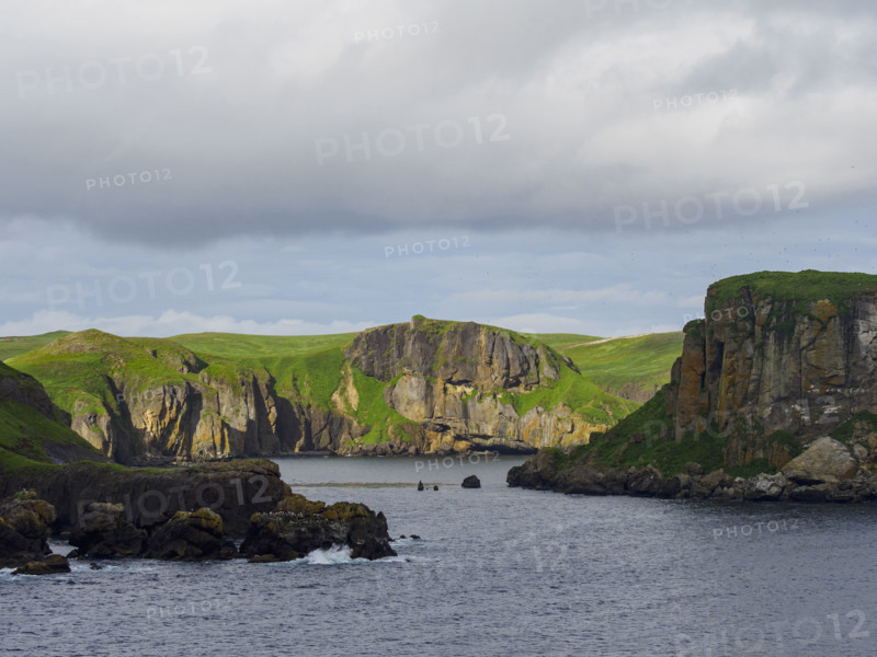 Storm clouds over cliffs and sea
Unga Village, Alaska, USA