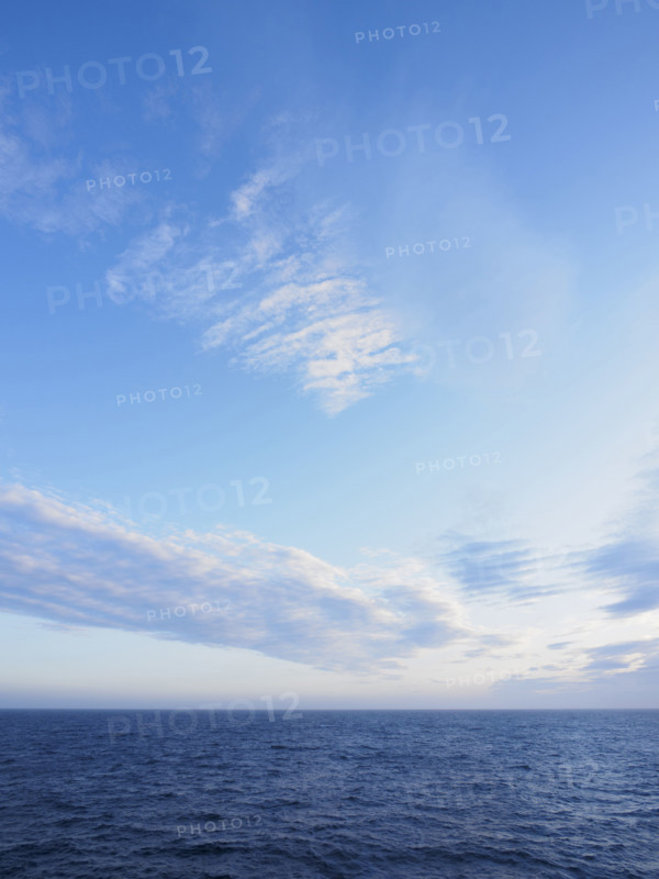 Wispy clouds above sea
Unga Village, Alaska, USA