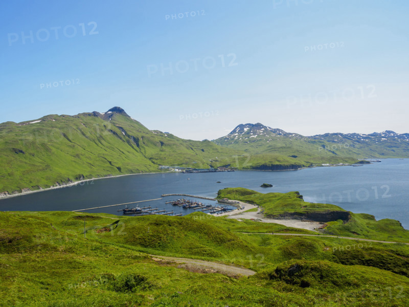High angle view of boats moored at Dutch Harbor
Unalaska, Dutch Harbour, Alaska, USA
