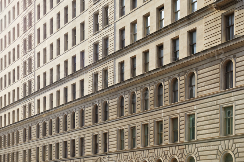 Rows of windows on facade of building
New York City, New York State, USA