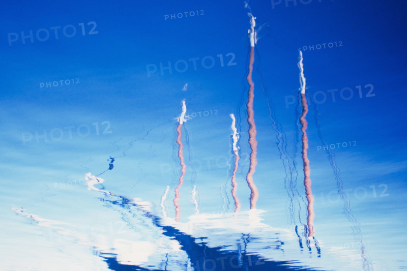 Sailboat reflected in blue rippled water
Camden, Maine, USA