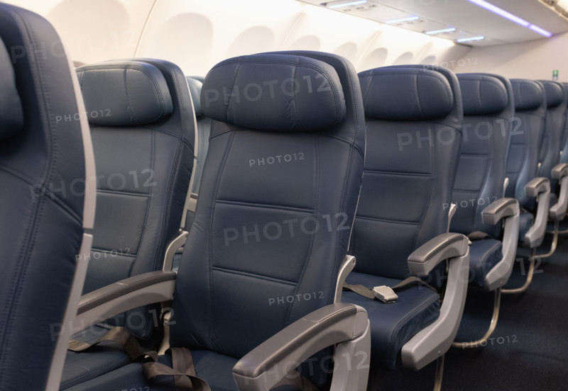 Airplane interior empty seats
New York City, New York State, USA