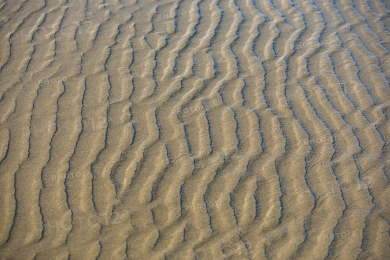 Sand patterns on beach