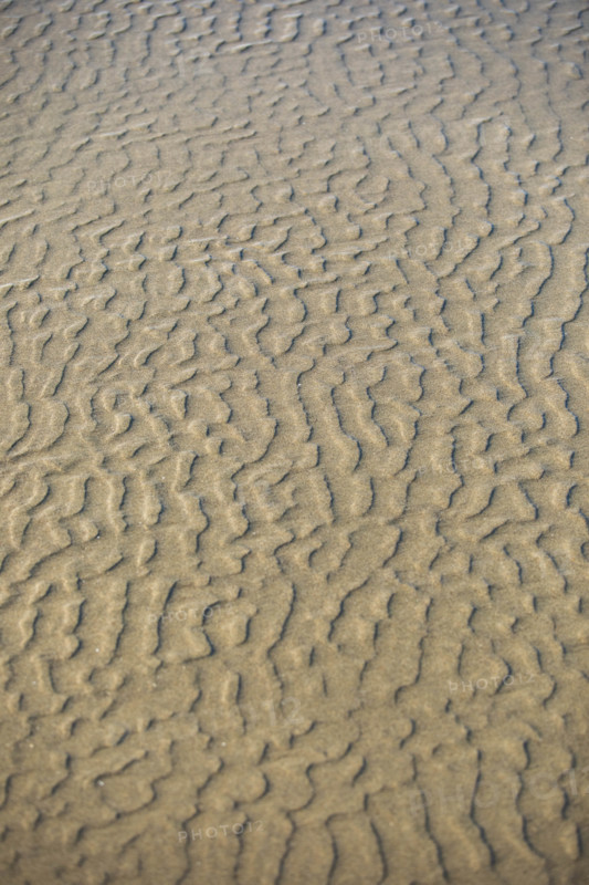 Sand patterns on beach