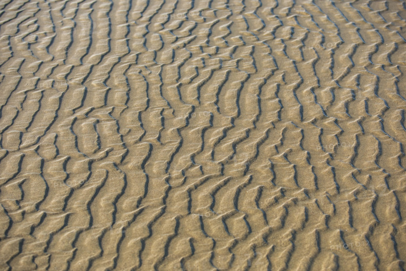 Sand patterns on beach