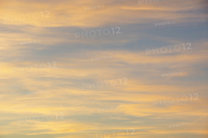 Cirrus clouds at sunset