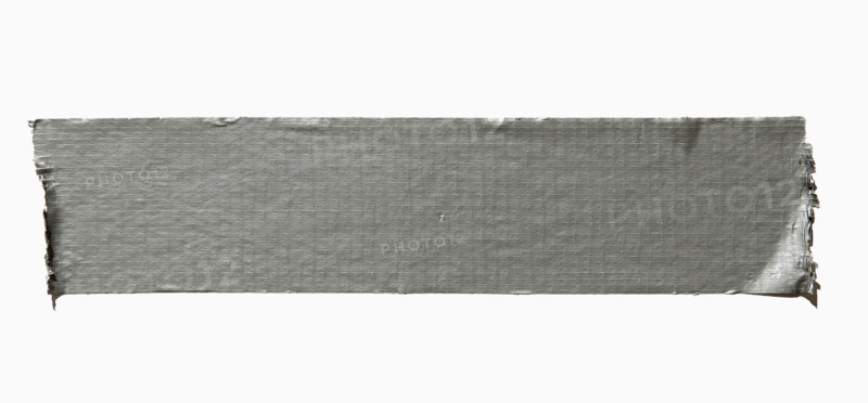 Duct tape on white background. New York City, New York State, USA.