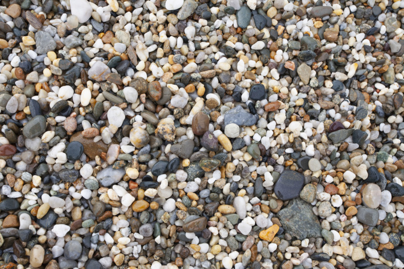 Close-up of pebbles on beach. Nantucket, Massachusetts, USA.