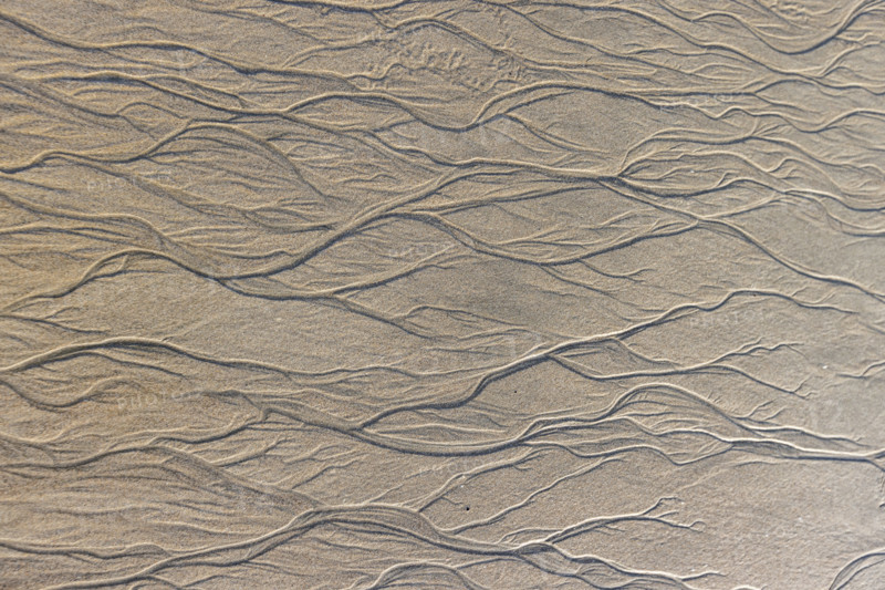 Abstract patterns on beach sand. , Guanacaste, Costa Rica.