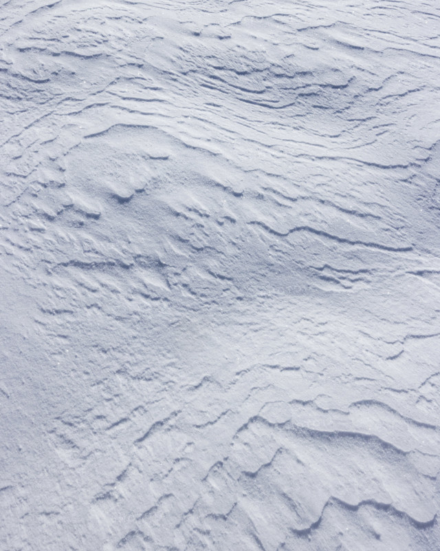 Close-up of textured snow surface, Sun Valley, Idaho, USA.