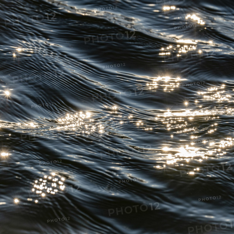 Sunlight reflected in waves, Bellevue, Idaho, USA.
