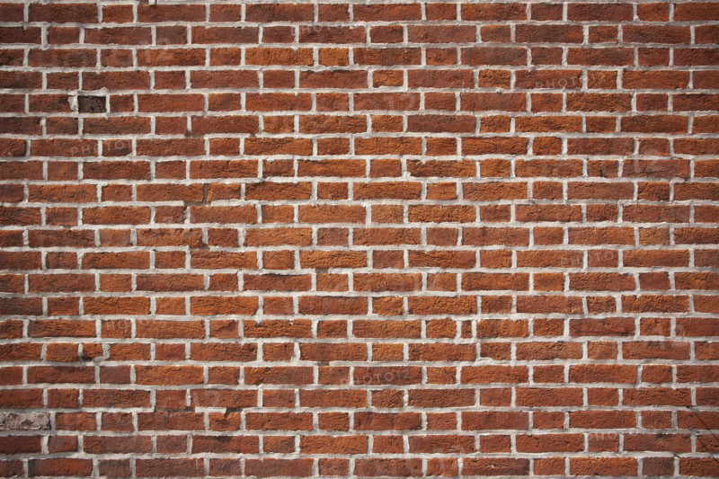 Close-up of red brick wall, Gettysburg, Pennsylvania, USA.