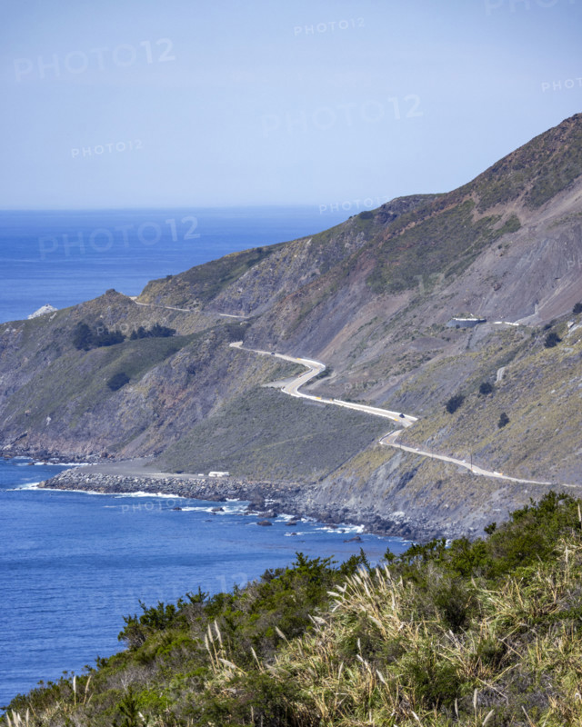 Road on Big Sur Coast