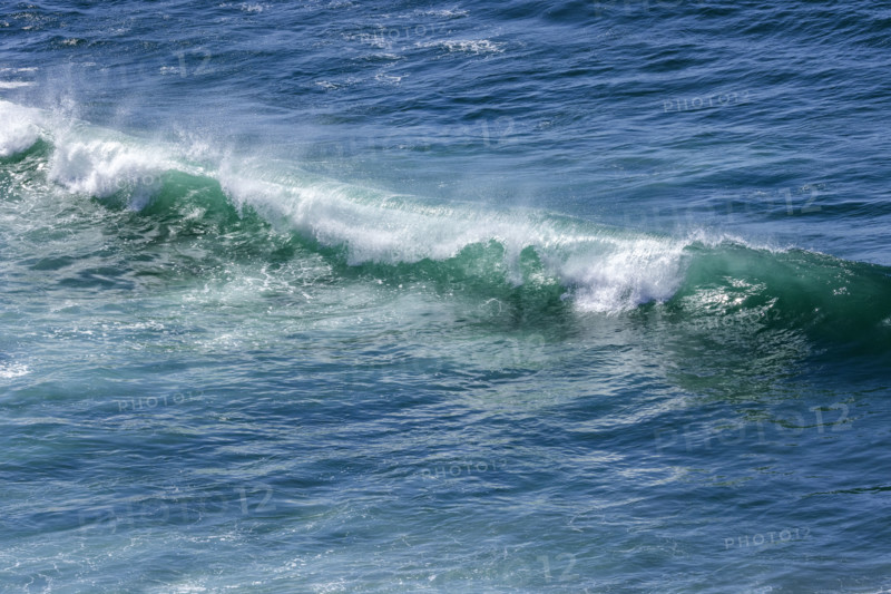 Pacific Ocean waves splashing