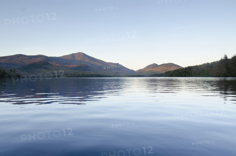 Early evening on calm Lake Placid