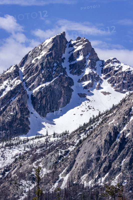 McGowan Peak with snow patches