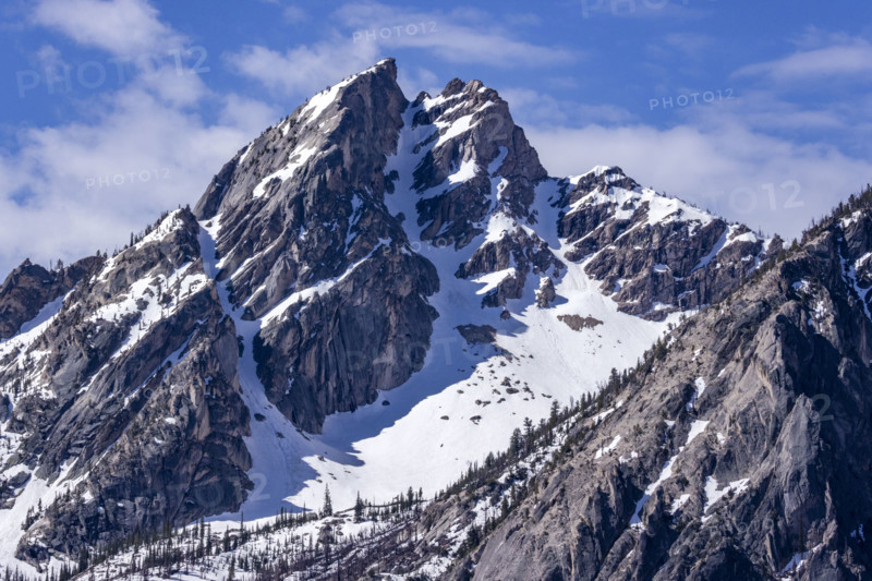 McGowan Peak with snow patches