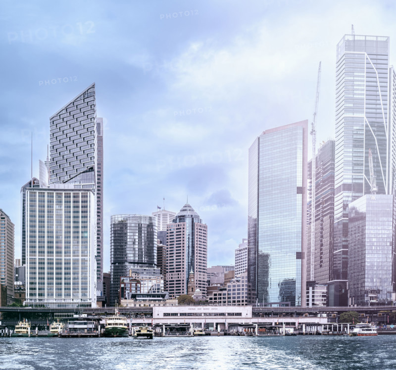 Skyscrapers over Circular Quay