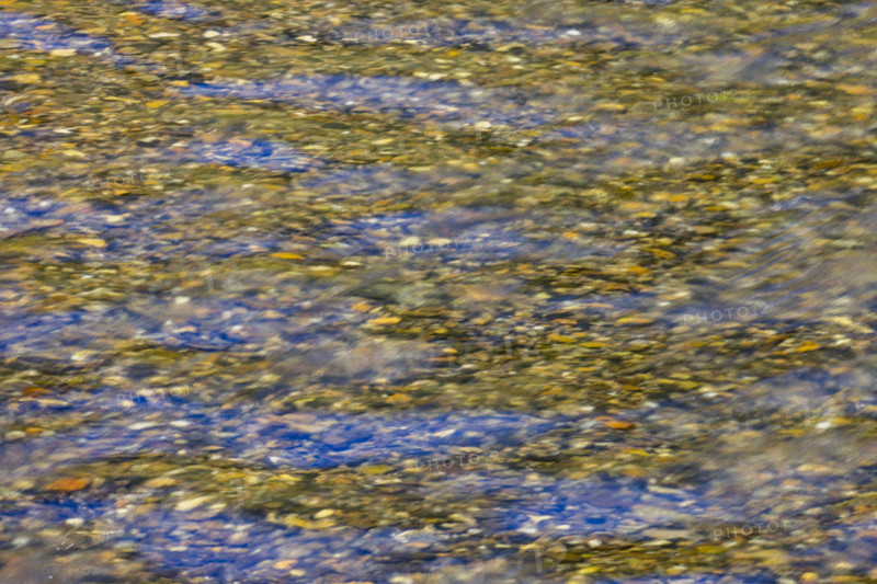 Close-up of pristine mountain creek water