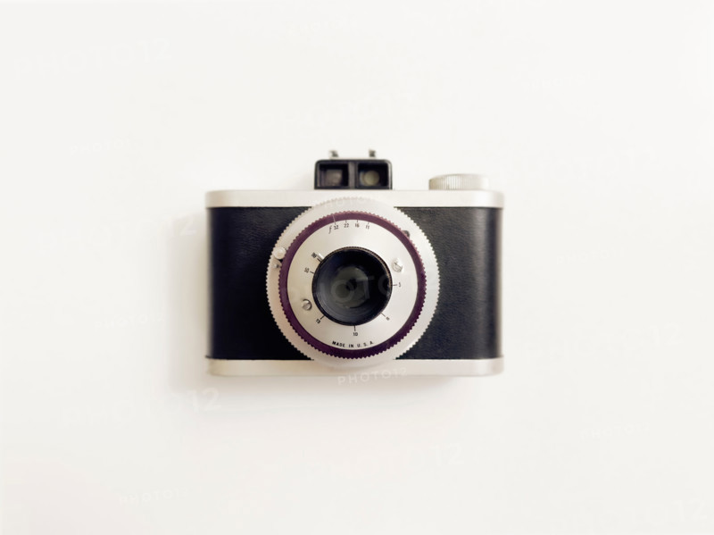 Studio shot of 1950s era rangefinder camera. Nashville, Tennessee, United States