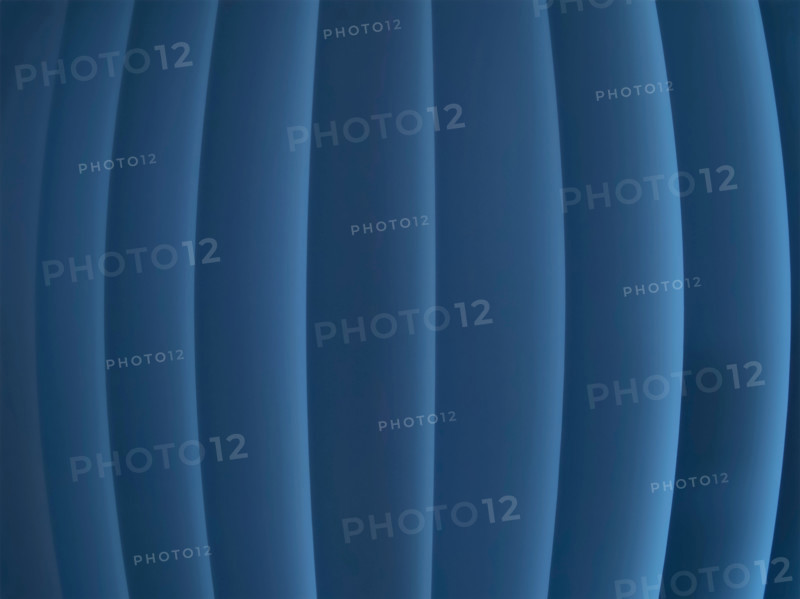 Abstract vertical blue blinds, full frame. Corolla, North Carolina, United States