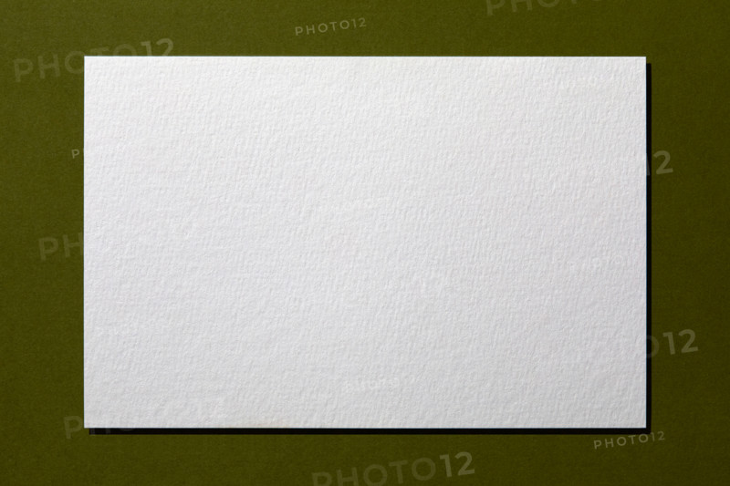 Blank textured paper on green Background. New York City, New York State, United States