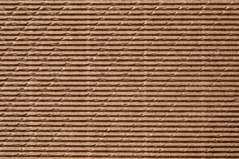 Close-up of brown corrugated cardboard. New York City, New York State, United States