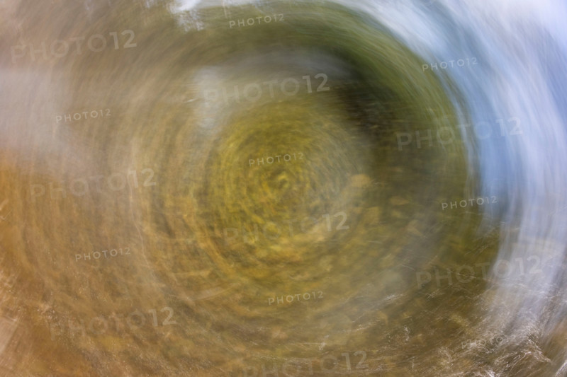 Close-up of river water and rocks, blurred motion. Bellevue, Idaho, United States