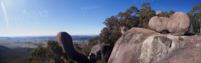 Boulder formations on top of Gibraltar Peak. Canberra, Australian Capital Territory, Australia