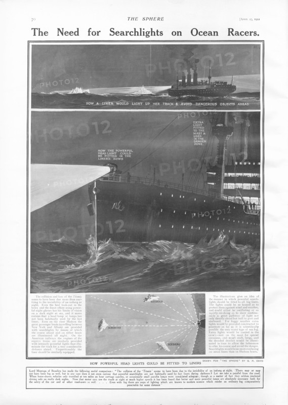 Illustration tirée du journal anglais "The Sphere"