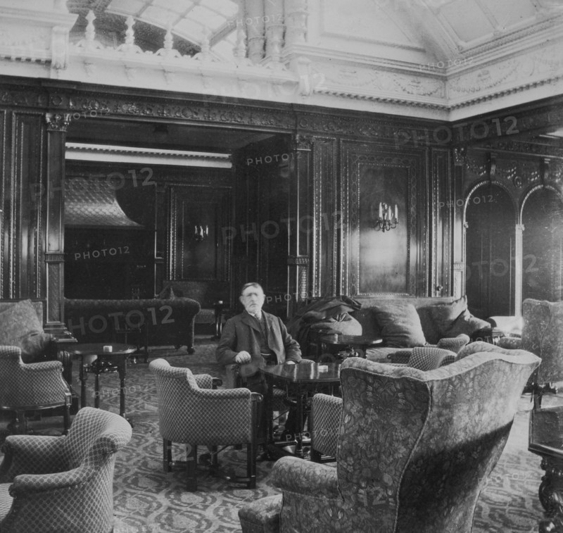 Le fumoir du RMS Mauretania
