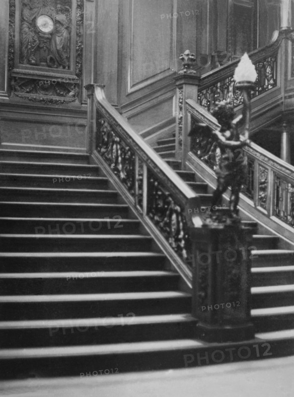 Le grand escalier du Titanic