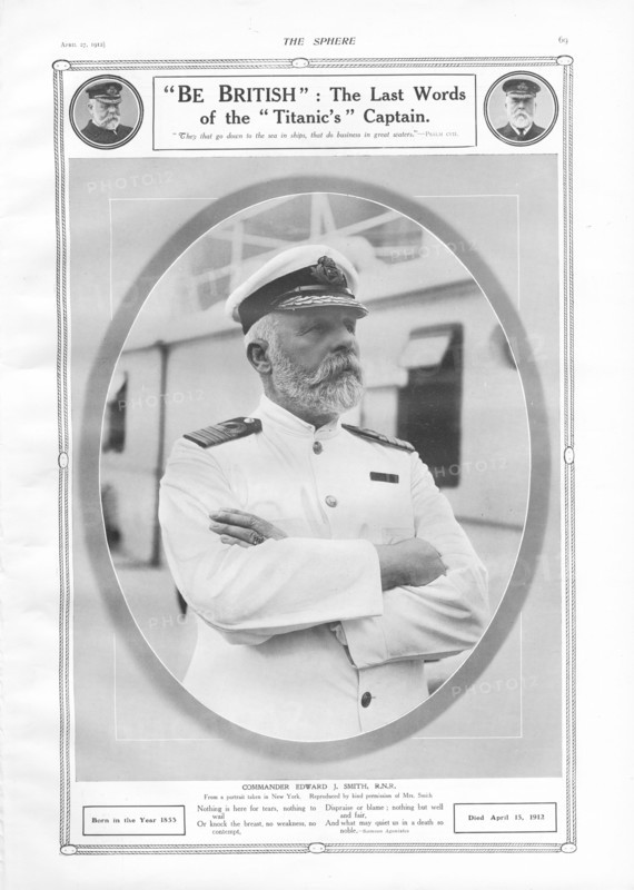 Edward J. Smith, commandant du Titanic